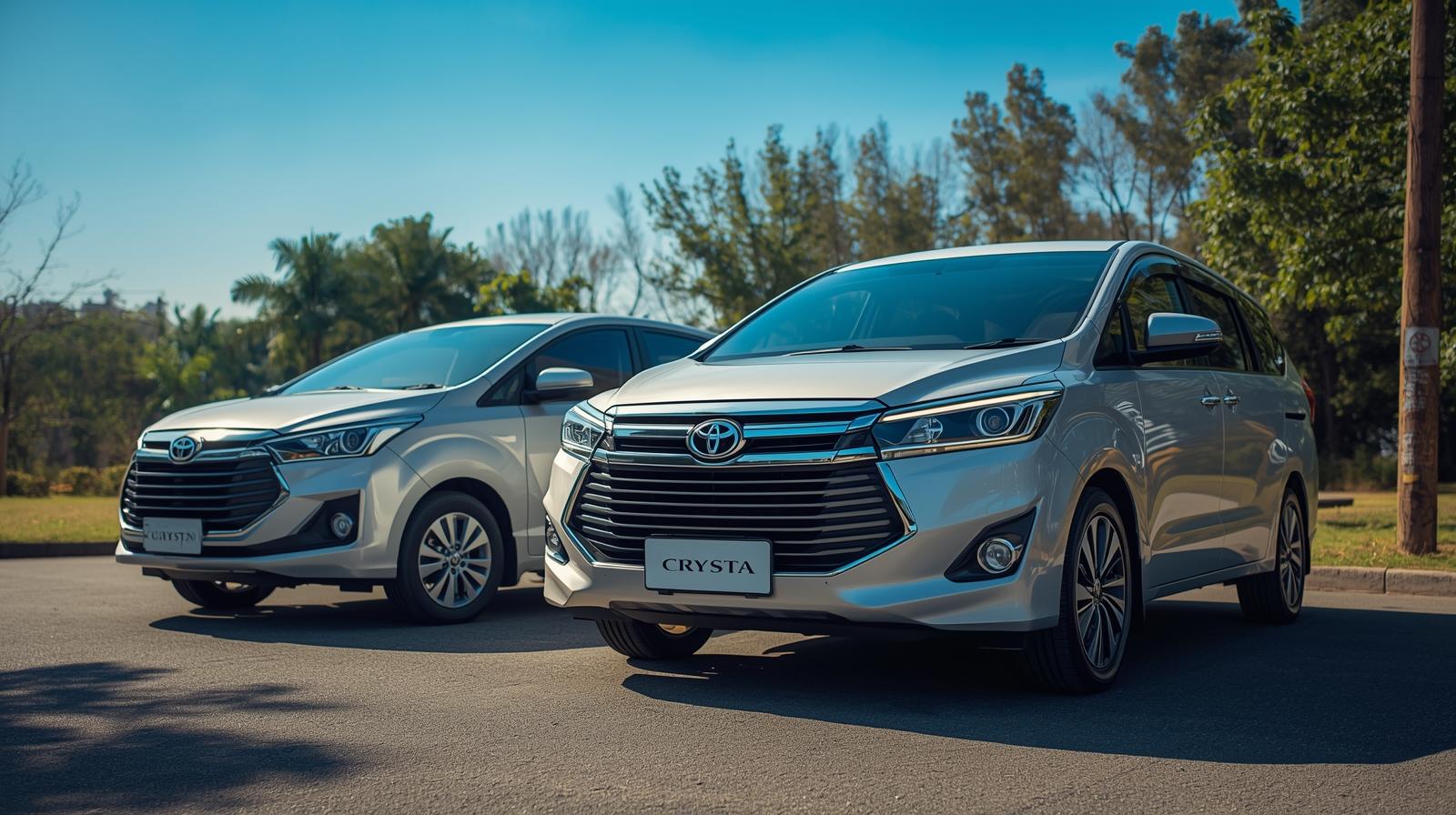 Premium Sedan rental service with Innova Crysta and Toyota Innova